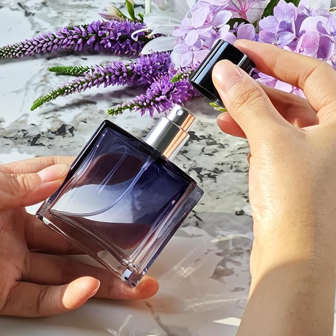 30ml/1.0 Oz Glass Spray Bottle Perfume Atomizer,Perfume Bottles Empty Travel Refillable Spray Bottle with 3 Kinds of Dispenser (30ml)