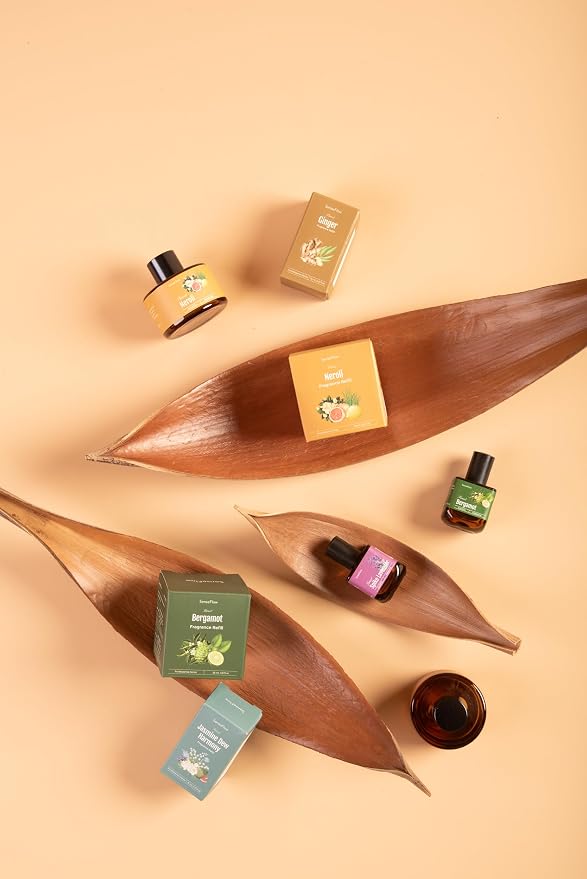 Essential Oil Refill 1.02oz/30ml for SF101/SF101S Waterless Aromatherapy Diffuser, Covers 1000 Sq Ft, 120-Day Natural Scent 1 Pack,Amberwood Spice