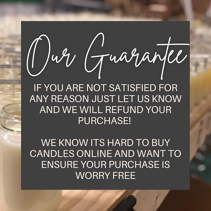 Nika's Home Fireside Birch Soy Candle - 12oz Mason Jar - Non-Toxic - Hand Poured in The USA, Long Burning 50-60 Hours Highly Scented All Natural, Clean Burning