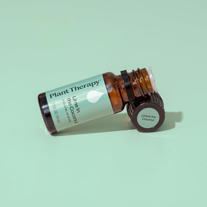 Plant Therapy Lime in The Coconut Essential Oil Blend 10 mL (1/3 oz) 100% Pure, Undiluted, Aromatherapy, Fresh, Energizing Scent