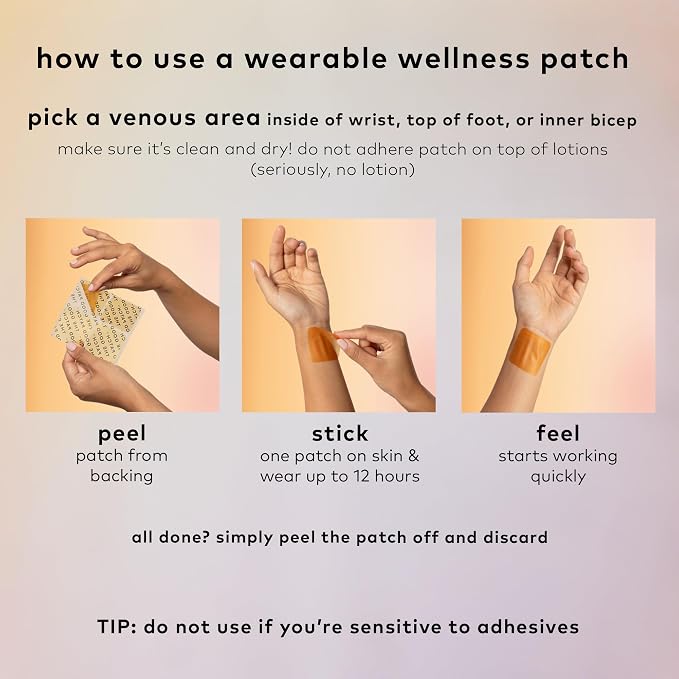 The Good Patch Be Calm Patch with Hemp, Supports Relaxation, Natural Patch with Hemp Extract, Ashwagandha Root, Passionflower, Plant Powered Wearable Wellness, Sustained Release (8 Total Patches)
