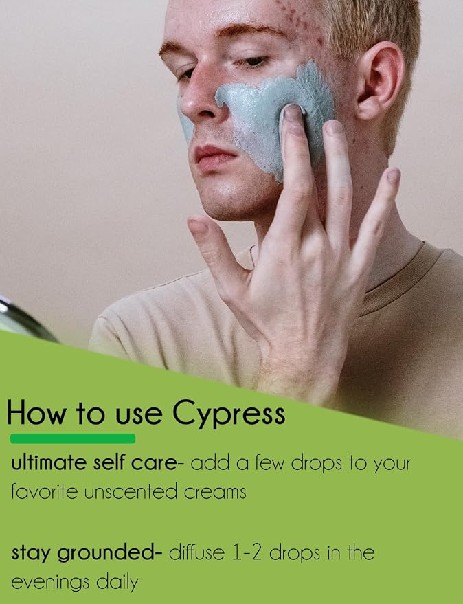 Cypress Essential Oil – 8 fl oz (237 ml) Aluminum Bottle w/Plug Cap – 100% Pure Essential Oil – GreenHealth