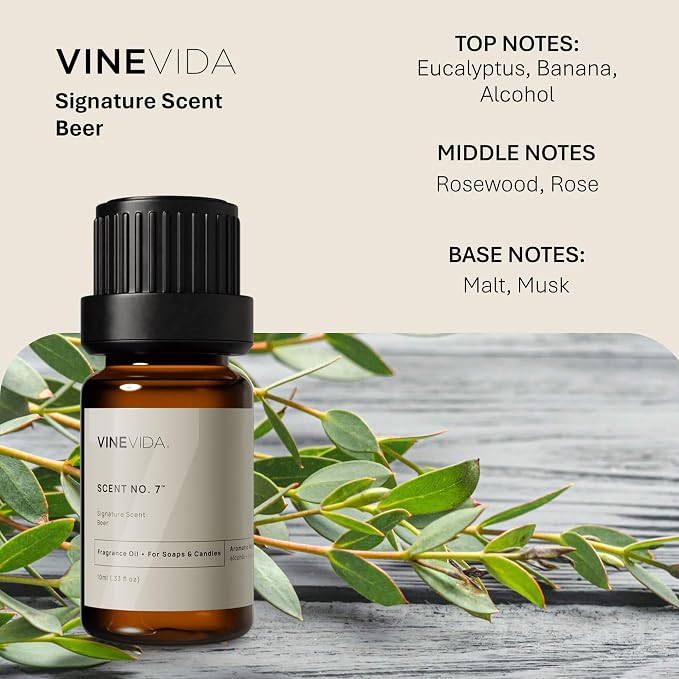 VINEVIDA [0.33oz] Scent No.7 Fragrance Oil for Candle Making and Soap Making - Premium Candle Scents for Soy Candles