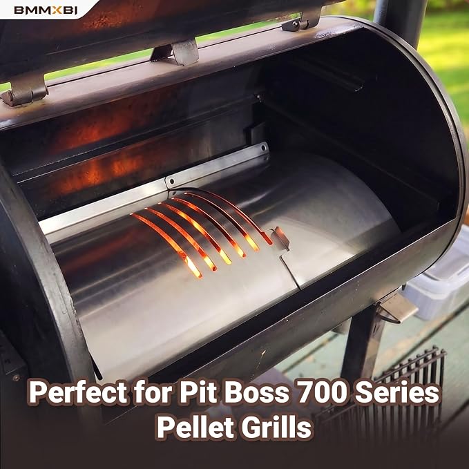 Flame Broiler Kit for Pit Boss 700 Series Pellet Grills, Flame Broiler Slide Cover Bottom Kit for Pit Boss PB700FB PB700FBW1 PB700FBW2 PB700R1 PB700S PB700SC PB700D,Pit Boss Replacement Parts