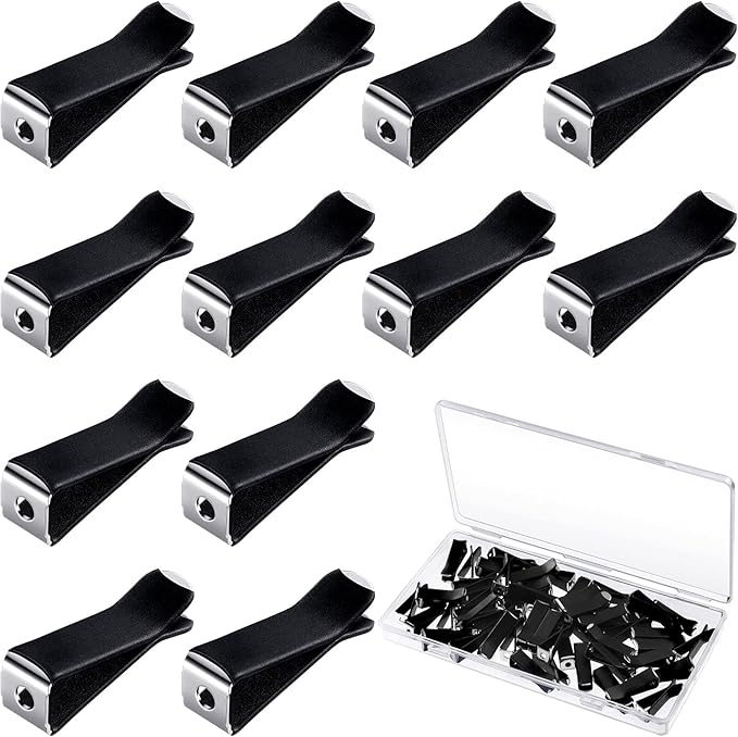 Frienda 100 Pcs Car Vent Clips for Freshies Bulk Square Head Air Conditioner Clips with 2 Storage Boxes, Durable Auto Air Outlet Perfume Holders for Car Decoration Accessories