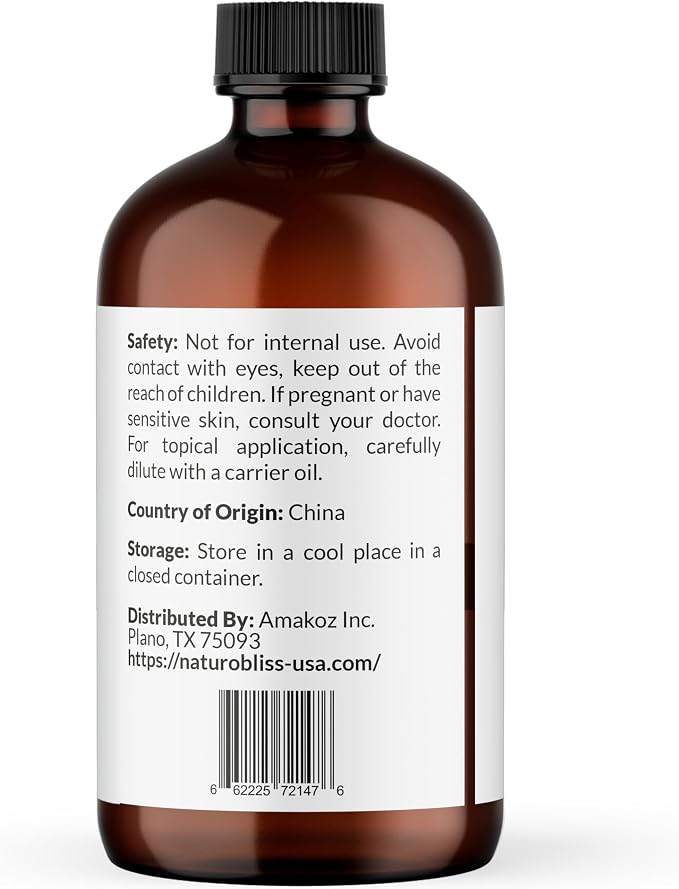 NaturoBliss Essential Oil with Glass Dropper - 100% Pure and Natural - Essential Oils for Diffuser, Aromatherapy, Soap and Candle Making, Eucalyptus Essential Oil, Eucalyptus Oil, 4 Fl Oz