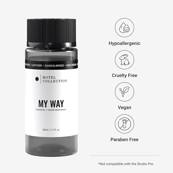 Hotel Collection Diffuser Oil - My Way - Aromatherapy Essential Fragrance Oil - Sandalwood, Warm Virginia Cedar & Beautiful Iris - 50ML 1.7 Fl oz