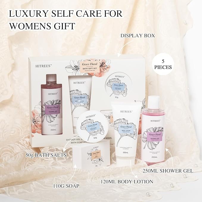Spa Gift Basket for Women & Men, Face Skin Care Set, Bath & Body Set, Self Care Hydrating Pamper Kit, Bath Bomb, Birthday, Christmas, Valentines, Mother Day, Anniversary Spa Travel Set Holiday Gift