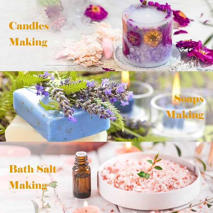 AmaKane Fragrance Oils Set, Essential Oils for Diffuser, Fragrance Oil for Candle Making, Soap Making Scents, Aromatherapy Oils 6x10ml, Feminine