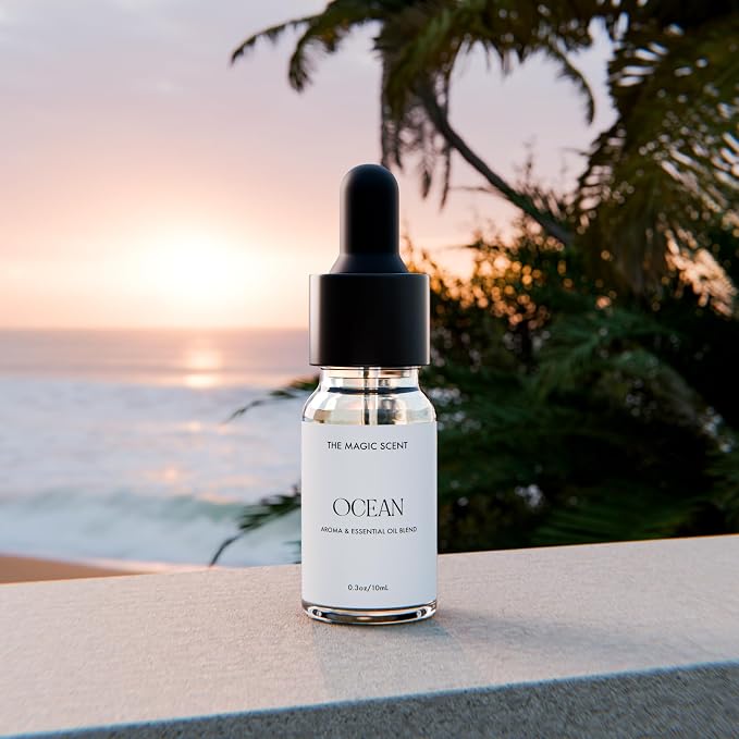 The Magic Scent Ocean Diffuser Oil - Cold-Air & Ultrasonic Scented Oils for Diffuser Inspired by Bali - Essential Oils for Diffusers Aromatherapy - 0.34 Fl Oz, 10 ml