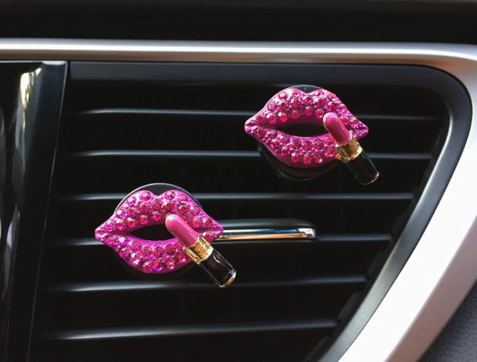 Car Air Vent Clips with Slot Head，Air Freshener Clip Auto Fragrance Pads replacement clips DIY Decorations for Office Home Automotive(50pcs，Black)