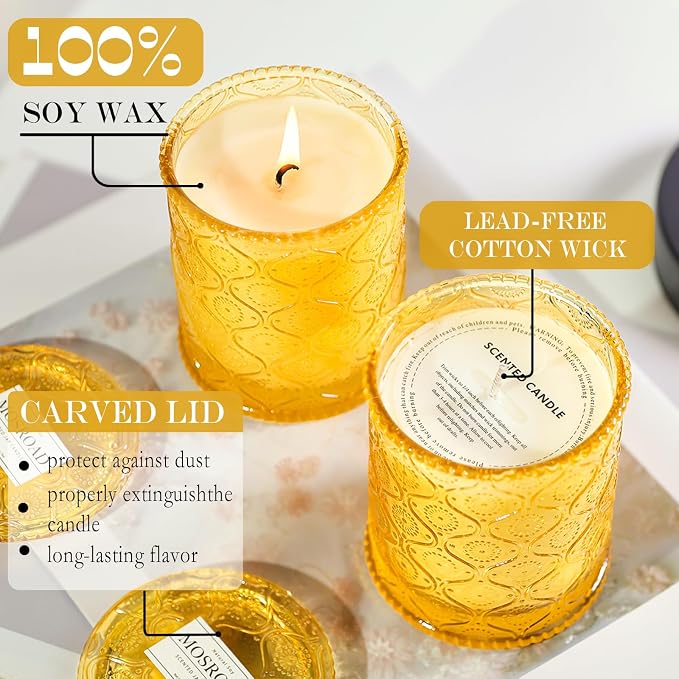 Vanilla Cupcake Scented Jar Candle for Home - Warm Vanilla Sugar & Vanilla Bean Natural Soy Candle, Luxury Aromatherapy Candles for Cozy Home Scented, Gifts for Women & Mom,Bakery Scent & Relaxation