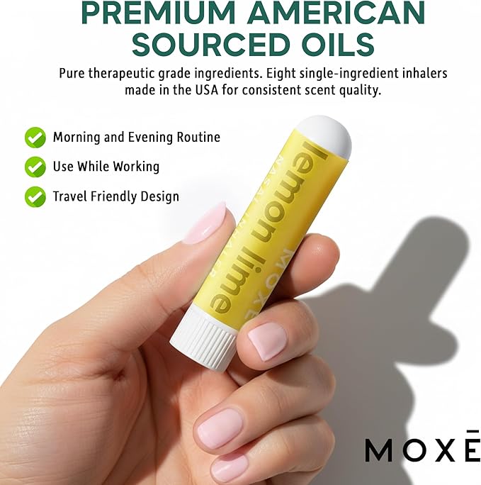 MOXĒ Smell Training Kit, Made in USA, 8 Essential Oils, Olfactory Regeneration, Helps Restore Sense of Smell, Natural Therapy for Smell Loss (Phase 1 & Phase 2 Bundle)