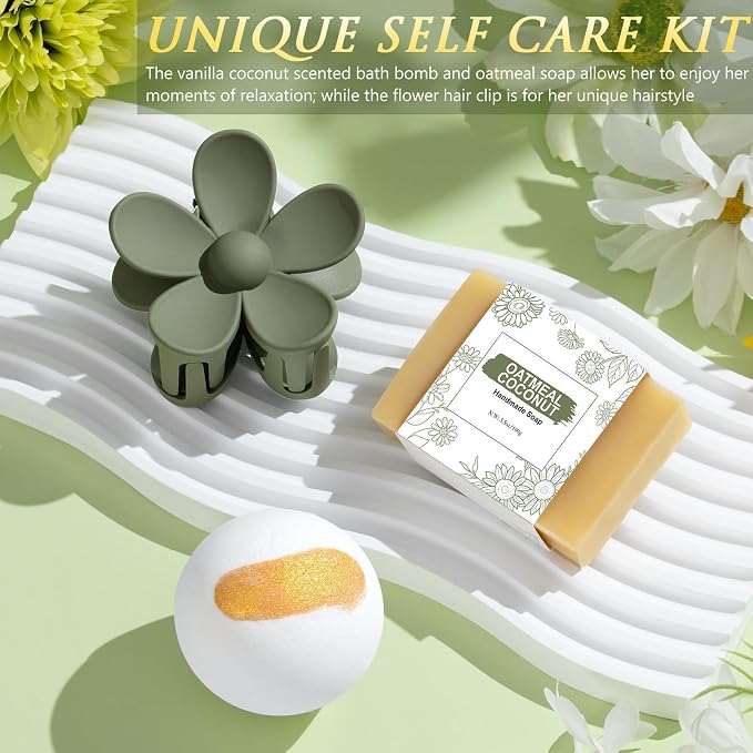 Birthday Gifts for Women Self Care Get Well Soon Gift Baskets, Spa Care Package Thinking of You Gift Set, Sympathy Inspirational Christmas Sunflower Gifts for Women Her Mom Friend Sister Wife Teacher