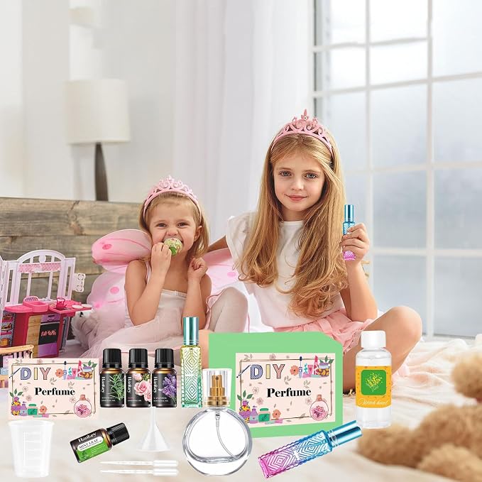 Perfume Making Kit- DIY Perfume Making Kits for Women, Make Your Own Scent with Essential Oil, Bottle, Fun Make Your Own Perfume, Fragrance Gifts for Women Girls