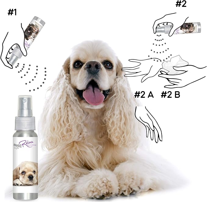 The Blissful Dog Cocker Spaniel Relax Dog Aromatherapy Spray for Your Dog's Anxiety