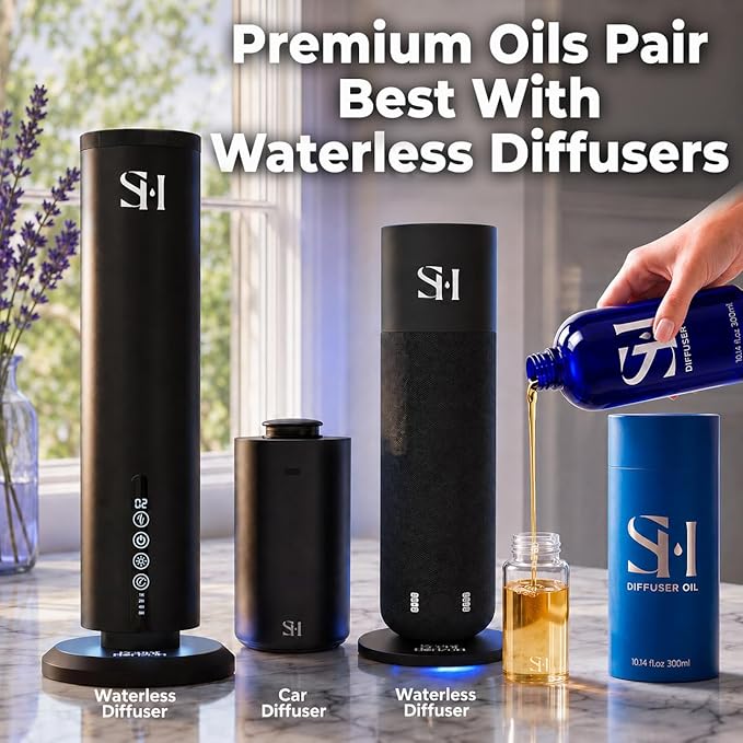 Inspired by 5-Star Hotel Rio de Janeiro RJ03 Hotel Scent Diffuser Oil | 2 Pack of 10.14 Fl Oz (300ml) - Waterless Diffuser Oil Refill & Highly Concentrated Fragrance Oil, Diffuser Oil Scents Luxury