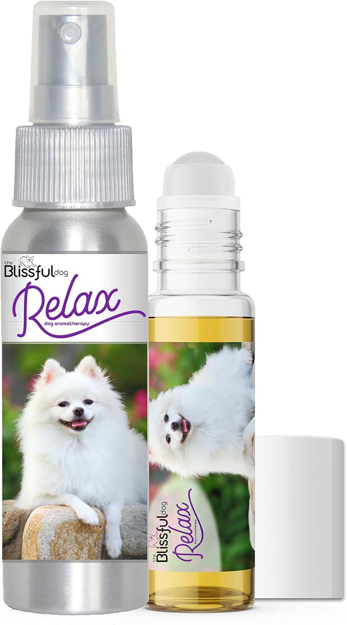 The Blissful Dog American Eskimo Relax Roll-ON Aromatherapy for Dogs - Anxiety Relief for Dogs