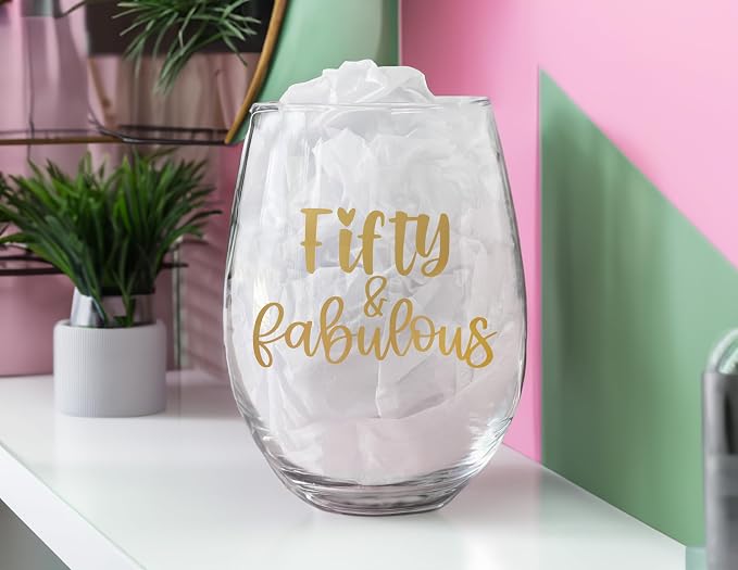 50th Birthday Candle Spa Gift Box, Handmade Unique Birthday Basket, Forty Small Self Care Gift Set for Women, Best Friend Relaxation Gift Idea (It's A Vibe)
