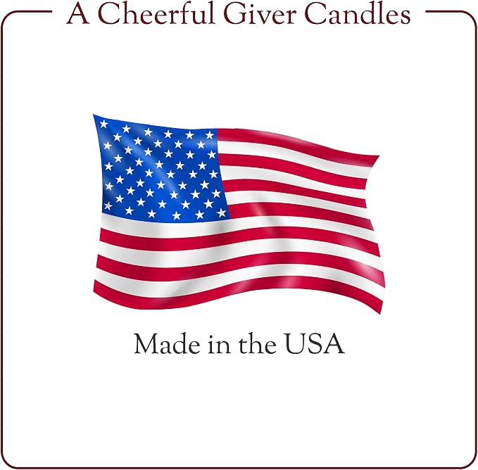 A CHEERFUL GIVER 95hr 20oz Scented Candle - Honey Pear Cider - Multi-Wick Glass Candle - Gifts For Men and Women