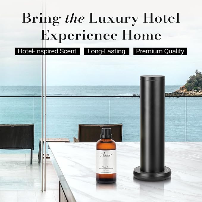 JCLOUD White Tea Hotel Diffuser Oil, Aromatherapy Essential Oils Blend for Ultrasonic and Waterless Diffuser, Home Luxury & Hotel Scents 100mL