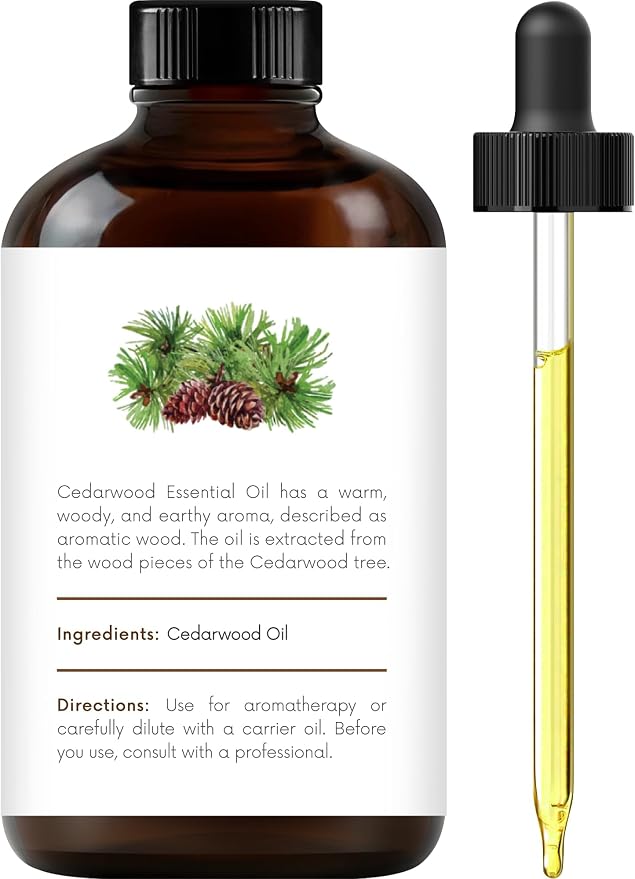 Handcraft Blends Ground & Center Set: Frankincense and Cedarwood Essential Oils – (2 x 4 Fl Oz) – 100% Pure & Natural – for Diffuser, Aromatherapy, and DIY Projects