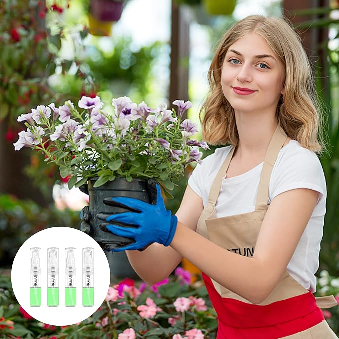 Mini Spray Bottle, Clear Plastic Empty Sample Containers, Fine Mist Perfume Travel Refillable Spray Bottle Perfume Atomizer Small Portable Bottle for Cleaning, Travel, Essential Oils(120, 2ml)