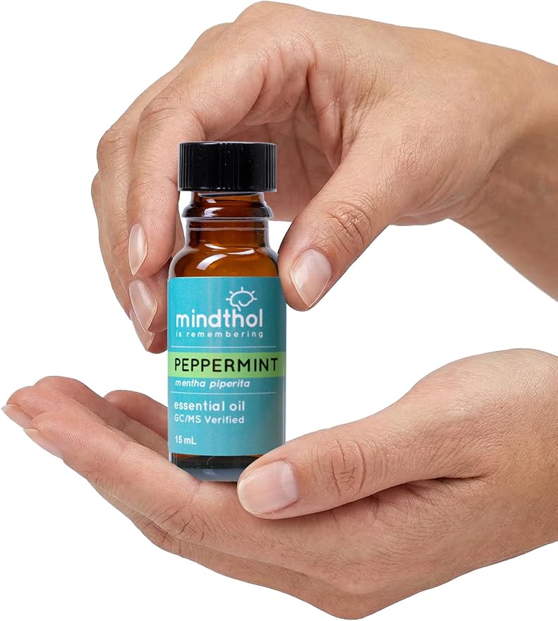 Peppermint Essential Oil 15ml - 100% Pure Therapeutic Grade - Natural Aromatherapy for Alertness, Clarity & Mental Refresh