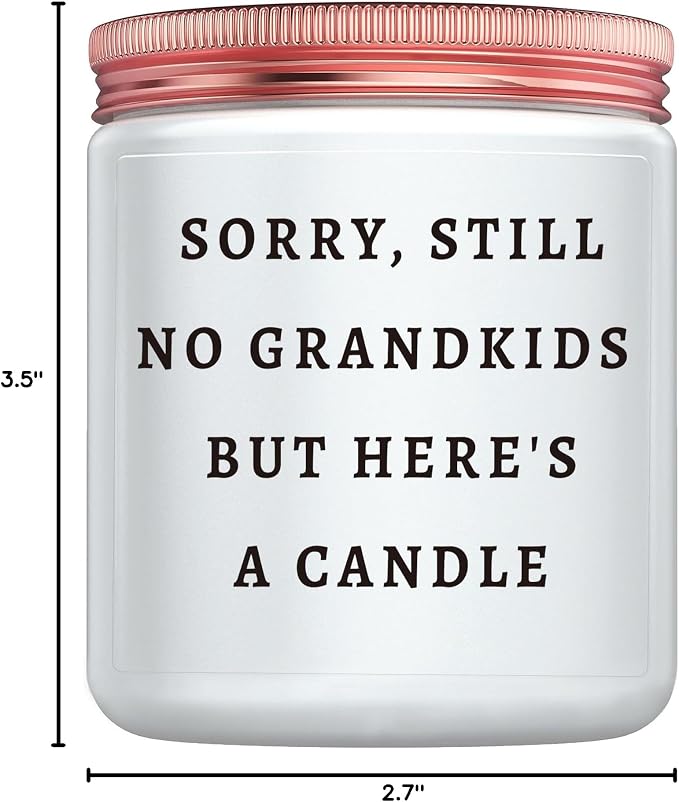 Funny Gifts for Mom Dad, Unique Parents Birthday Mother's Day Fathers Day Christmas Candle Gift from Daughters and Son
