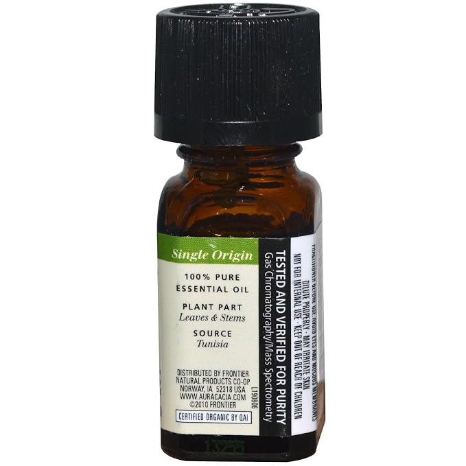 Aura Cacia Aromatherapy Rosemary Essential Oil Organic 0.25 Oz. Bottle