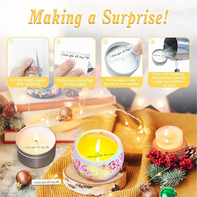 Candle Making Kit,Candle Making Supplies Include 2.12lb Soy Wax for Candle Making,Candle Wax Dyes,Candle Wicks Stickers and More,Candle Making Kit for Adults Beginners-DIY Wax Melt Kit,Arts&Crafts Kit