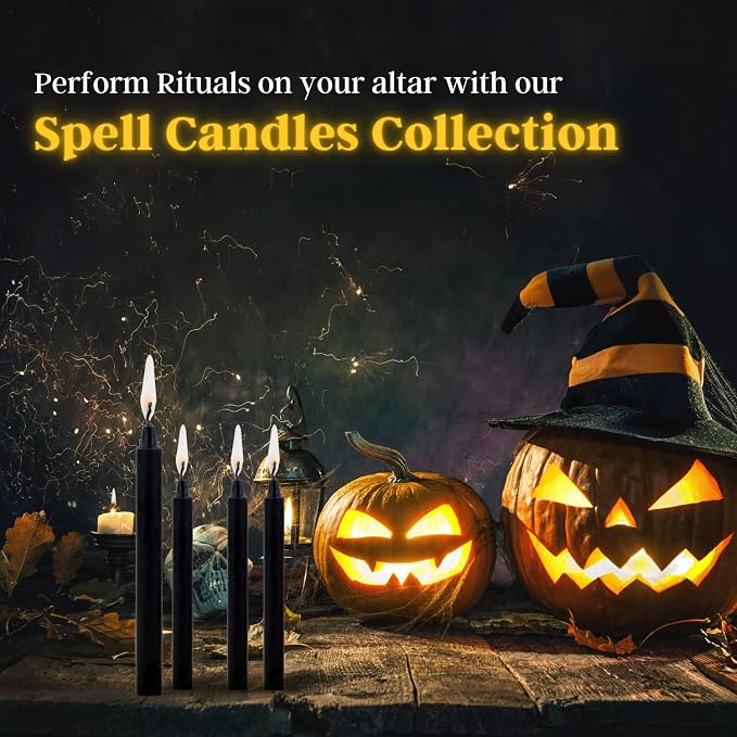 Spell Candles (Set of 40, Black)