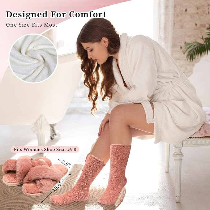 my novel things Birthday Gifts For Women, Bathrobe Set With Silky Sleep Mask, Spa Robe and Slippers set, Scented Candle Self Care 7 Pack Get Well Self-Care Gifts for Christmas Thanksgiven Day Red