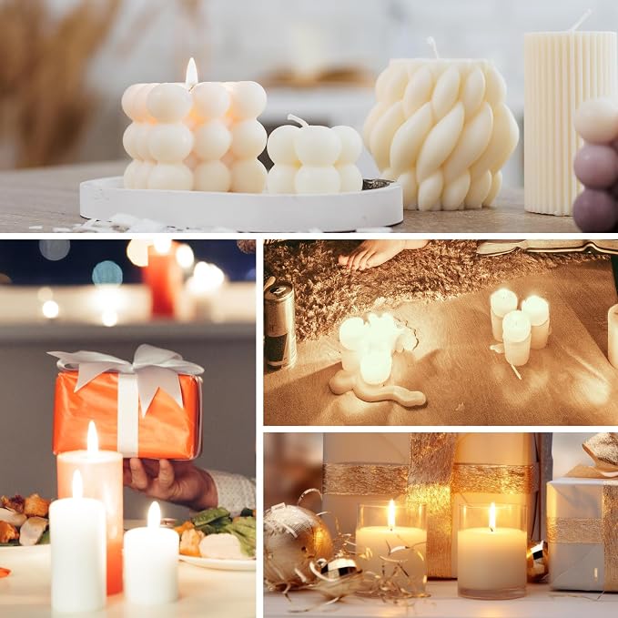 SACATR 10LB Soy Wax for Candle Making, 100% Soy Wax - Natural Candle Wax- No additives and Pure, Premium Quality Candle Wax for Candle Making