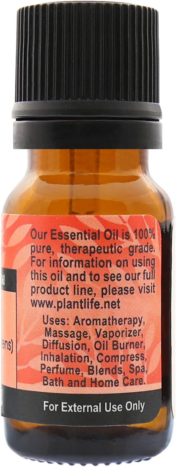 Plantlife Geranium Aromatherapy Essential Oil - Straight from The Plant 100% Pure Therapeutic Grade - No Additives or Fillers - 10 ml