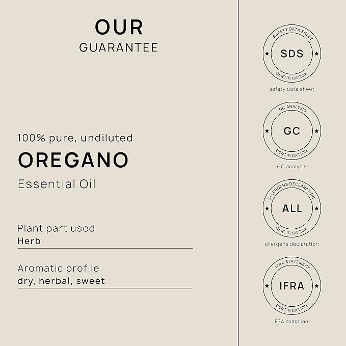 VINEVIDA Oregano Essential Oil - 32 oz - Undiluted - DIY Candle Scents - Bulk for Soap Making & Skin Safe