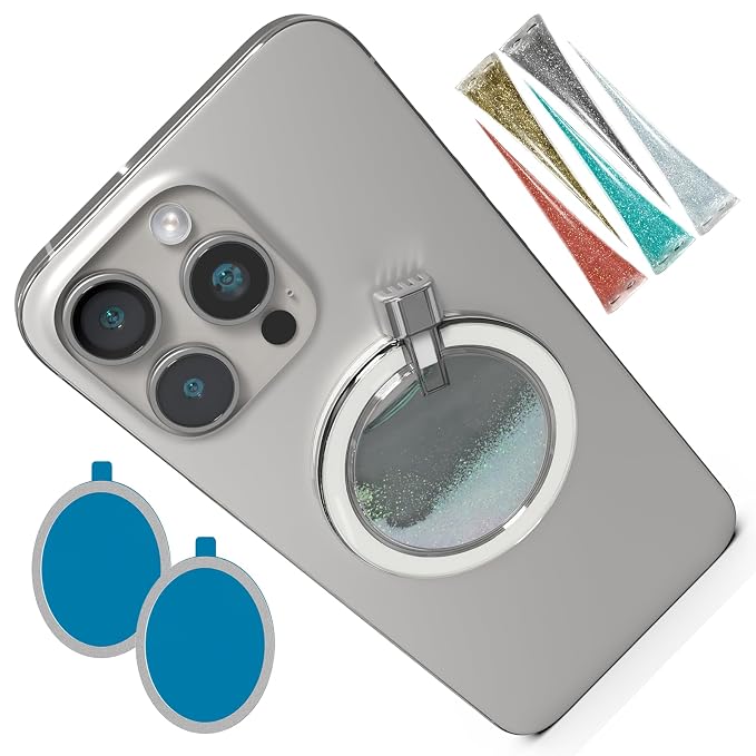 Magnetic Perfume Diffuser for Phone & Home, Portable Fragrance Dispenser with Refillable Container, Essential Oil & Perfume Holder for Car, Office, Bedroom, Gifts for Women & Men