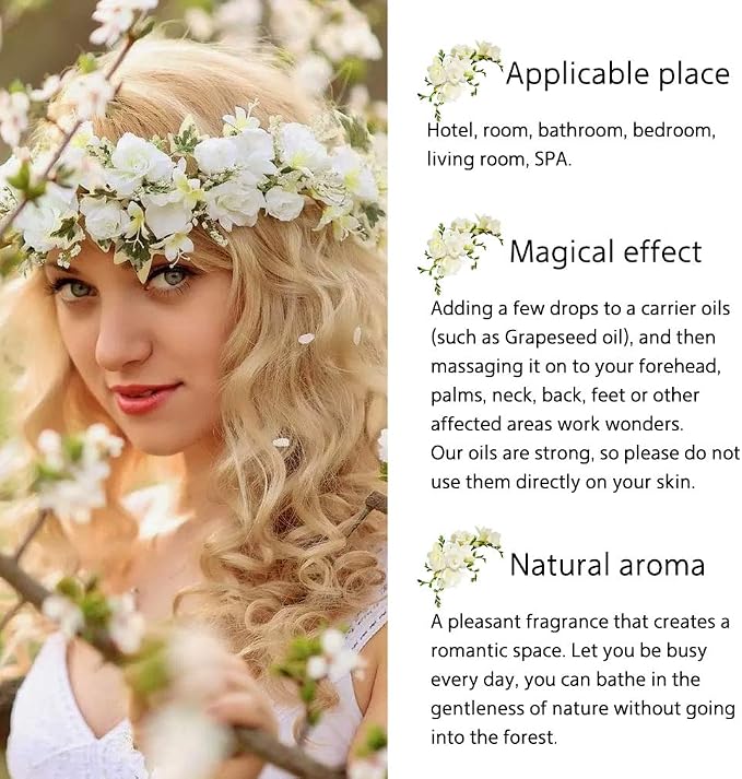 RAINBOW ABBY Freesia Essential Oil, 100% Pure Organic Natural Aromatherapy Freesia Oil for Diffuser (10ml)