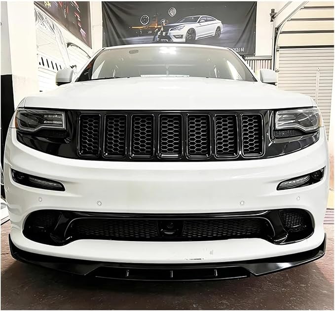 For Jeep Grand Cherokee SRT SRT8 2012-2016 Car Front Bumper Lip Spoiler Splitter Diffuser Body Kit