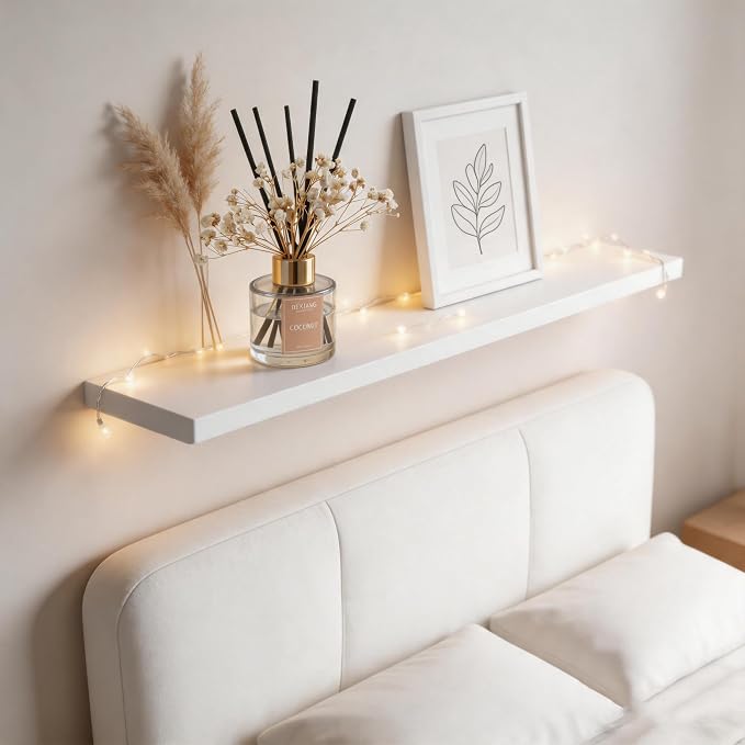 Reed Diffuser Set, 3.38 fl oz (100ml) Coconut Scent Oil Diffuser with 6 Reed Sticks, Natural Home Fragrance Reed Diffuser for Bathroom, Bedroom, Living Room Shelf Decor
