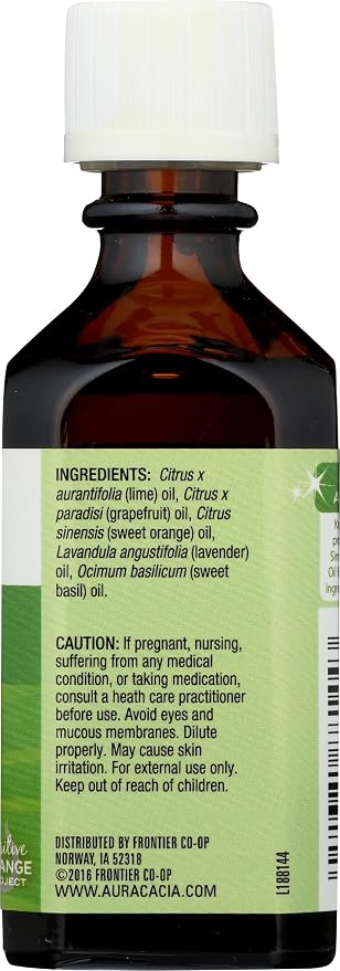 Aura Cacia Keep it Fresh Essential Oil Blend for Home Care, 2 Fluid Ounce