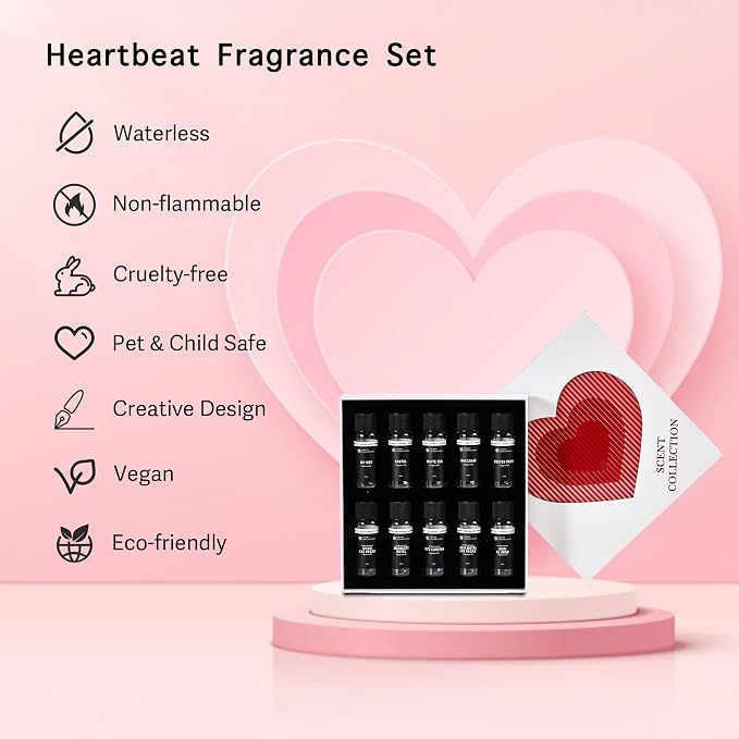 Hotel Diffuser Oil Set-Top 10 Scents 20ml/0.68fl oz Inspired by 5-Star Hotels - Gift Set for Diffuser & Room Scenting - Aromatherapy Oils with Notes of Cardamom, Tuscan Leather, and Sandalwood