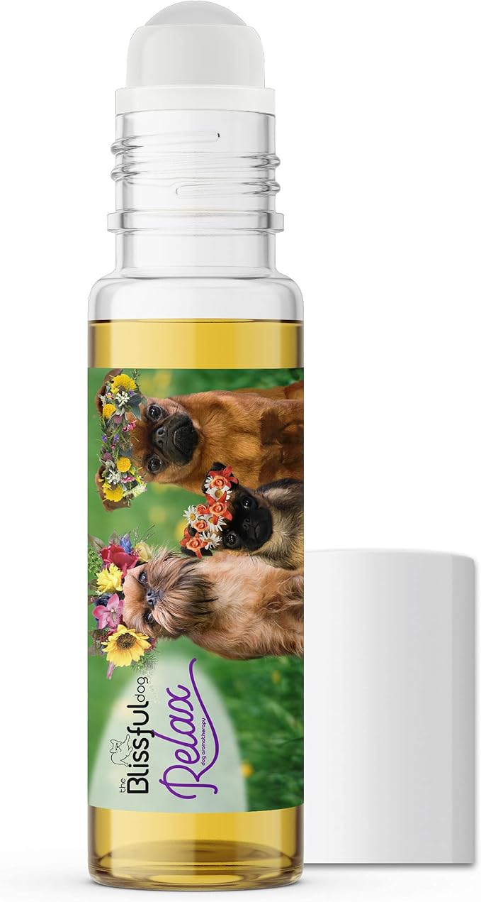 The Blissful Dog Brussels Griffon Dog Relax Roll-ON Aromatherapy for Dogs - Anxiety Relief for Dogs