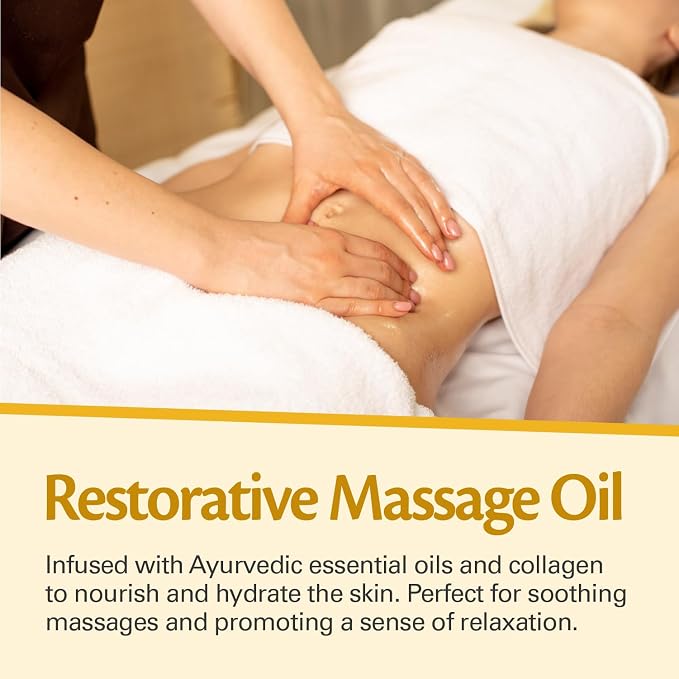 Lymphatic Massage Oil for Massage Therapy - Lymphatic Drainage Oil for Body Care Circulation & Detox Support with Ylang Ylang, Ginger, Lavender, Grapeseed, Vitamin E & Stem Cell (8 Fl Oz) by M3