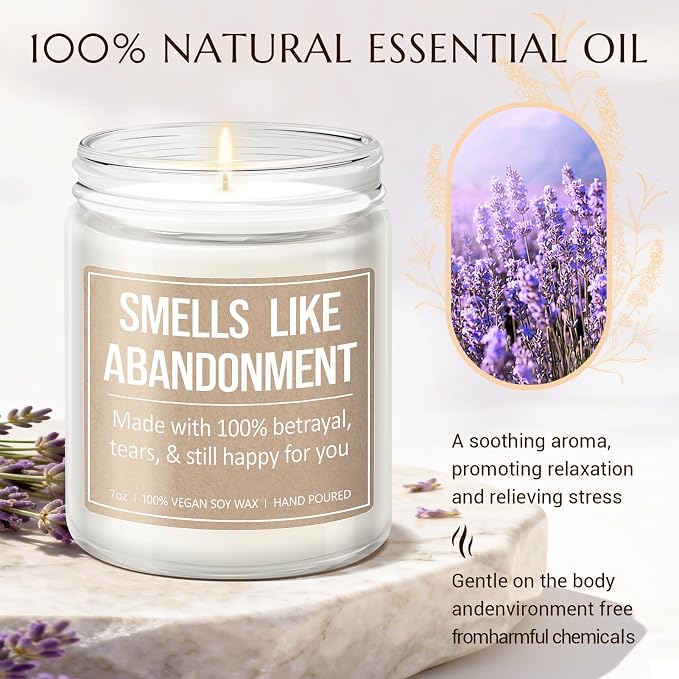 Coworker Leaving Gifts for Women - Retirement Gift for Woman - Goodbye Gifts for Coworkers, Going Away, Moving Away, Farewell Gift for Coworker, Friend, Boss, Work Bestie - Lavender Scented Candle