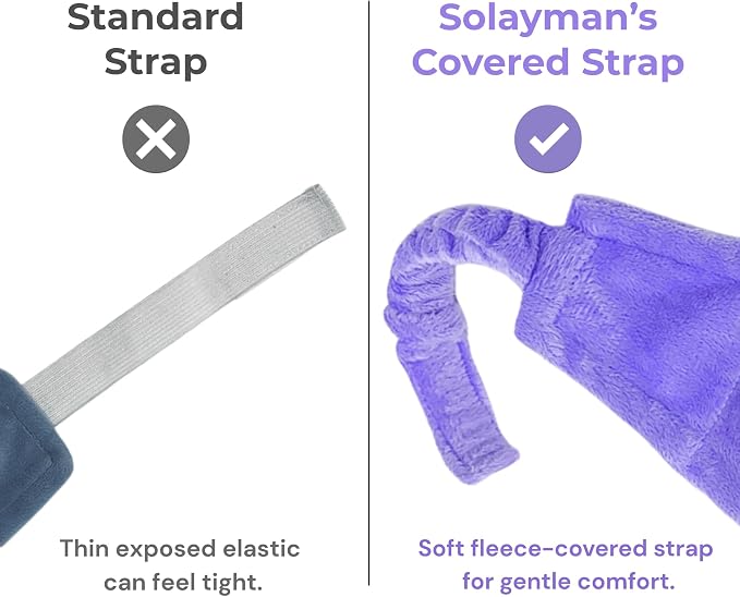 Weighted Lavender Eye Mask for Sleeping, Relaxation, Meditation & Self-Care – Aromatherapy Lavender Eye Pillow – Calming Spa Gift for Women, Men, Mom, Dad