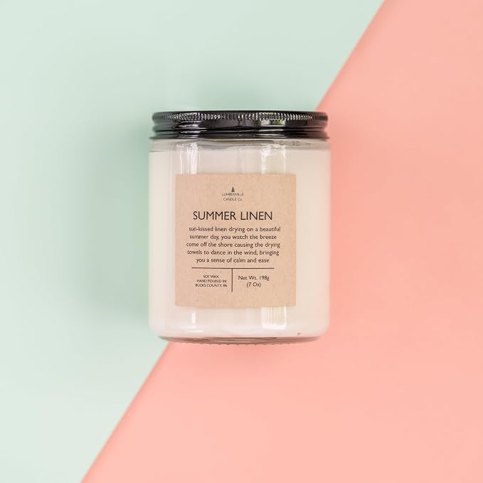 Handmade | Soy Candle (Summer Linen, 8 oz.)