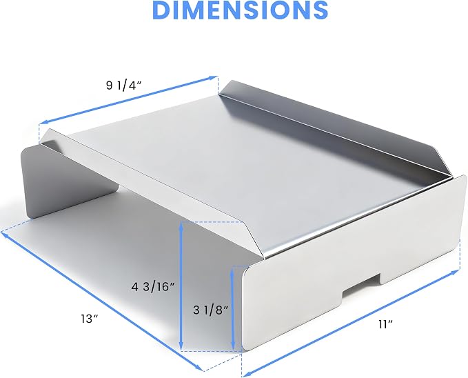 Heat Deflector for Pit Boss 700 820 850 Series, Stainless Steel Flame Tamer for Pit Boss 1000 1150 1250 1300 1600 Series Pellet Smoker Grill, Heat Baffle Diffuser for Pit Boss Replacement Parts
