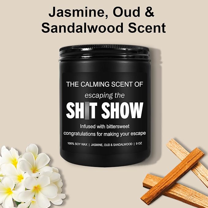 Younift Sarcastic Candles, Going Away, Goodbye, Farewell Gifts for Coworkers - Retirement, Coworker Leaving Gifts for Women, Men - Leaving Job, Moving Away Presents for Friends, Boss, Work Bestie