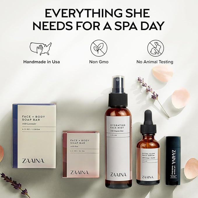 Spa Gifts for Women, Self Care Gift Basket for Women, Relaxing Spa Gift Set with Natural Skincare, Birthday Gifts for Women, Mom, Wife, Girlfriend, Mothers Day Pamper Care Package